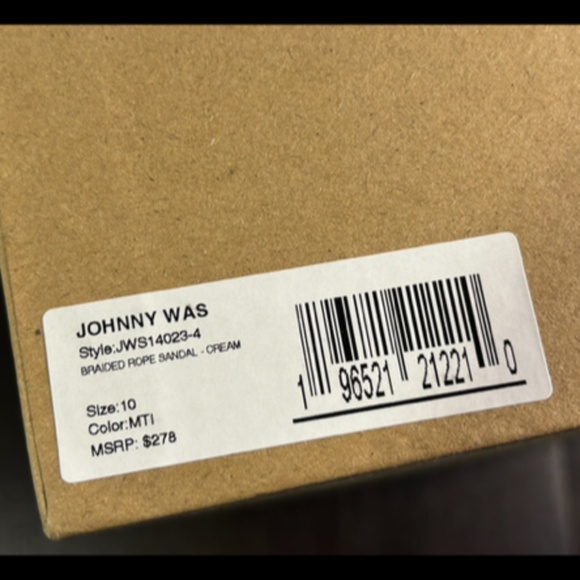 Johnny Was Braided Rope Platform Sandals Size 10 - New - Picture 12 of 12